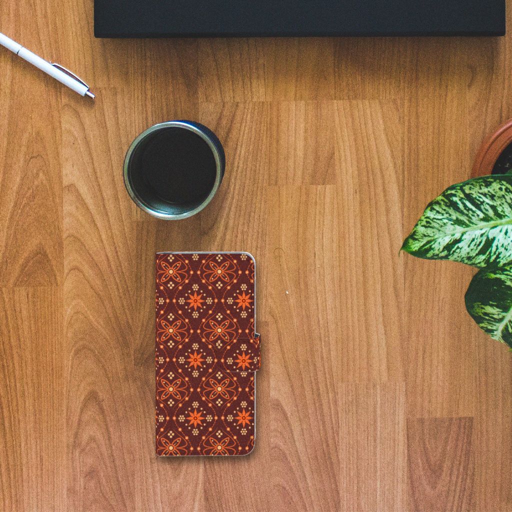 Samsung Galaxy S10 Telefoon Hoesje Batik Brown