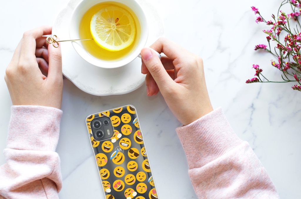 Motorola Edge 20 Lite TPU bumper Emoji