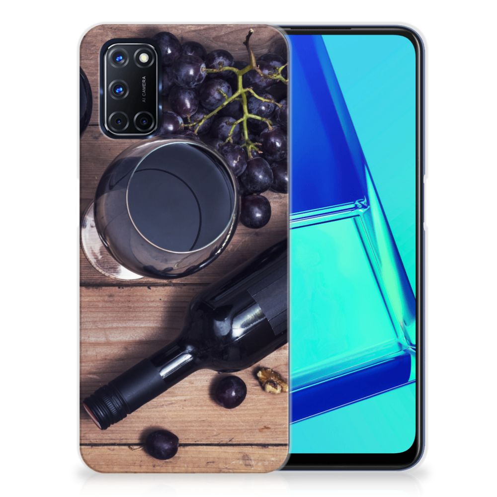 OPPO A52 | A72 Siliconen Case Wijn