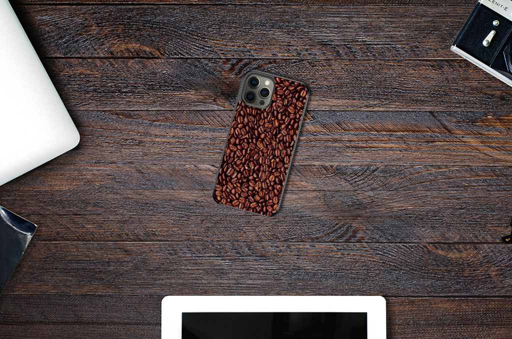 iPhone 12 Pro Max Silicone Case Koffiebonen B2C Telecom