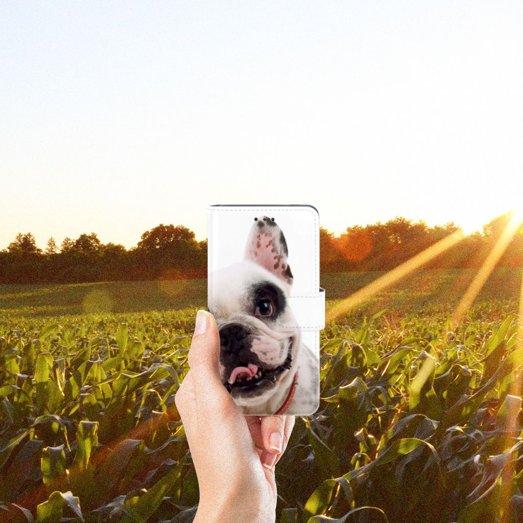Nokia 7 Telefoonhoesje met Pasjes Franse Bulldog