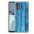 Motorola Moto G62 5G Bumper Hoesje Wood Blue