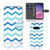 Samsung Galaxy S10e Telefoon Hoesje Zigzag Blauw