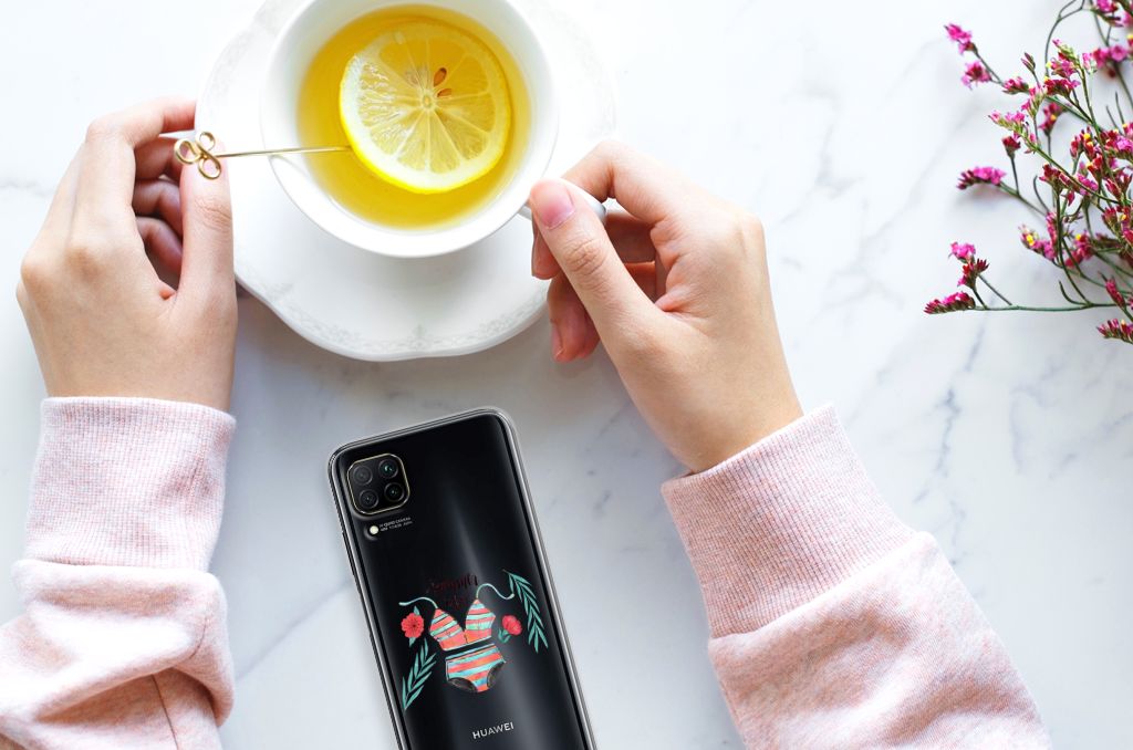 Huawei P40 Lite Telefoonhoesje met Naam Boho Summer B2C Telecom