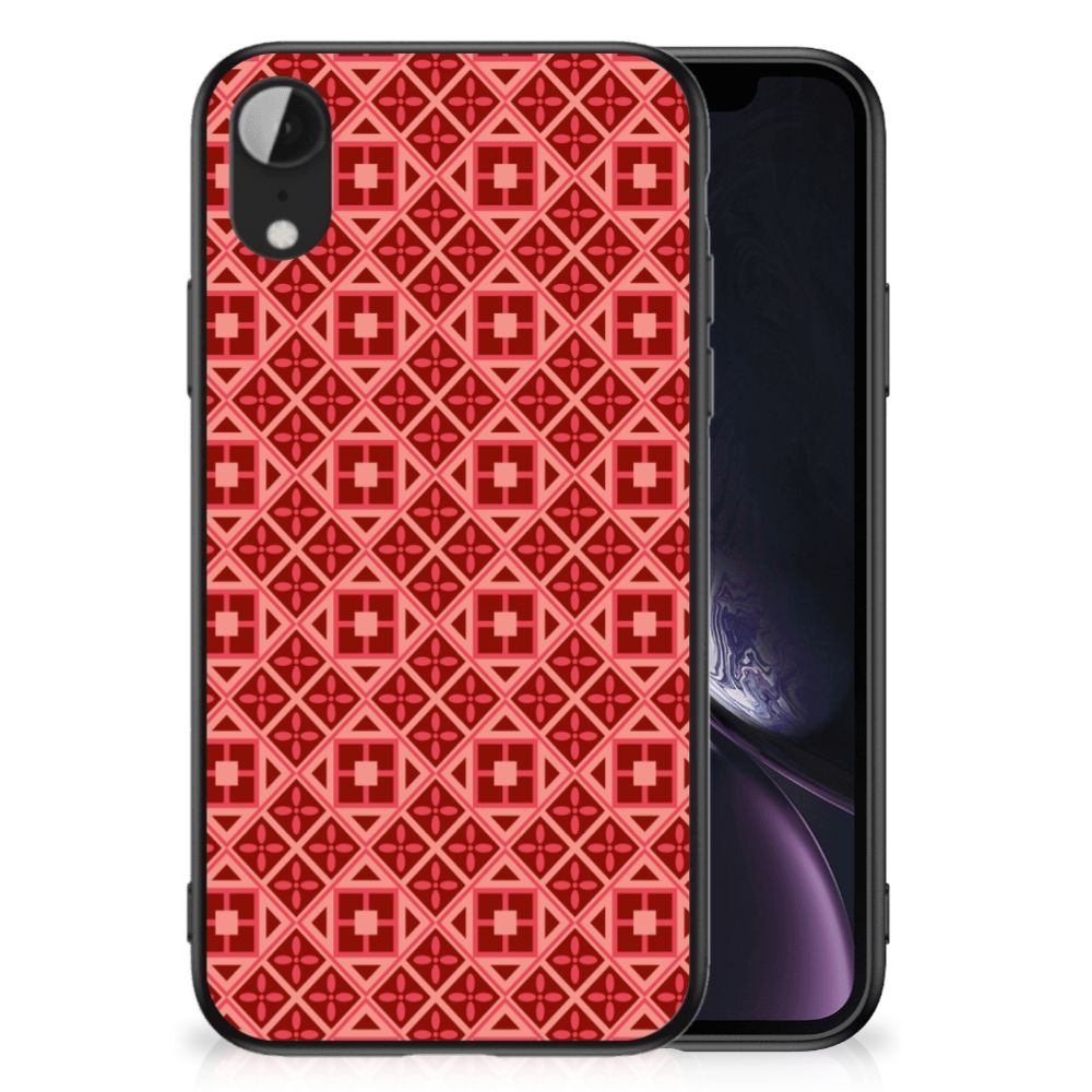 Apple iPhone XR Back Case Batik Rood