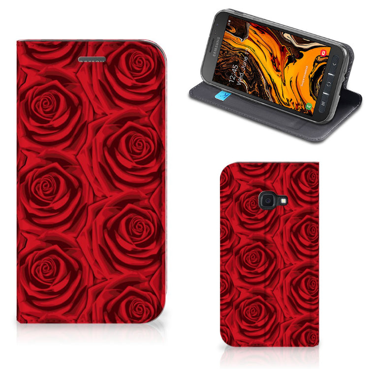 Samsung Galaxy Xcover 4s Smart Cover Red Roses