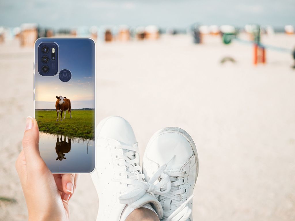 Motorola Moto G60s TPU Hoesje Koe B2C Telecom