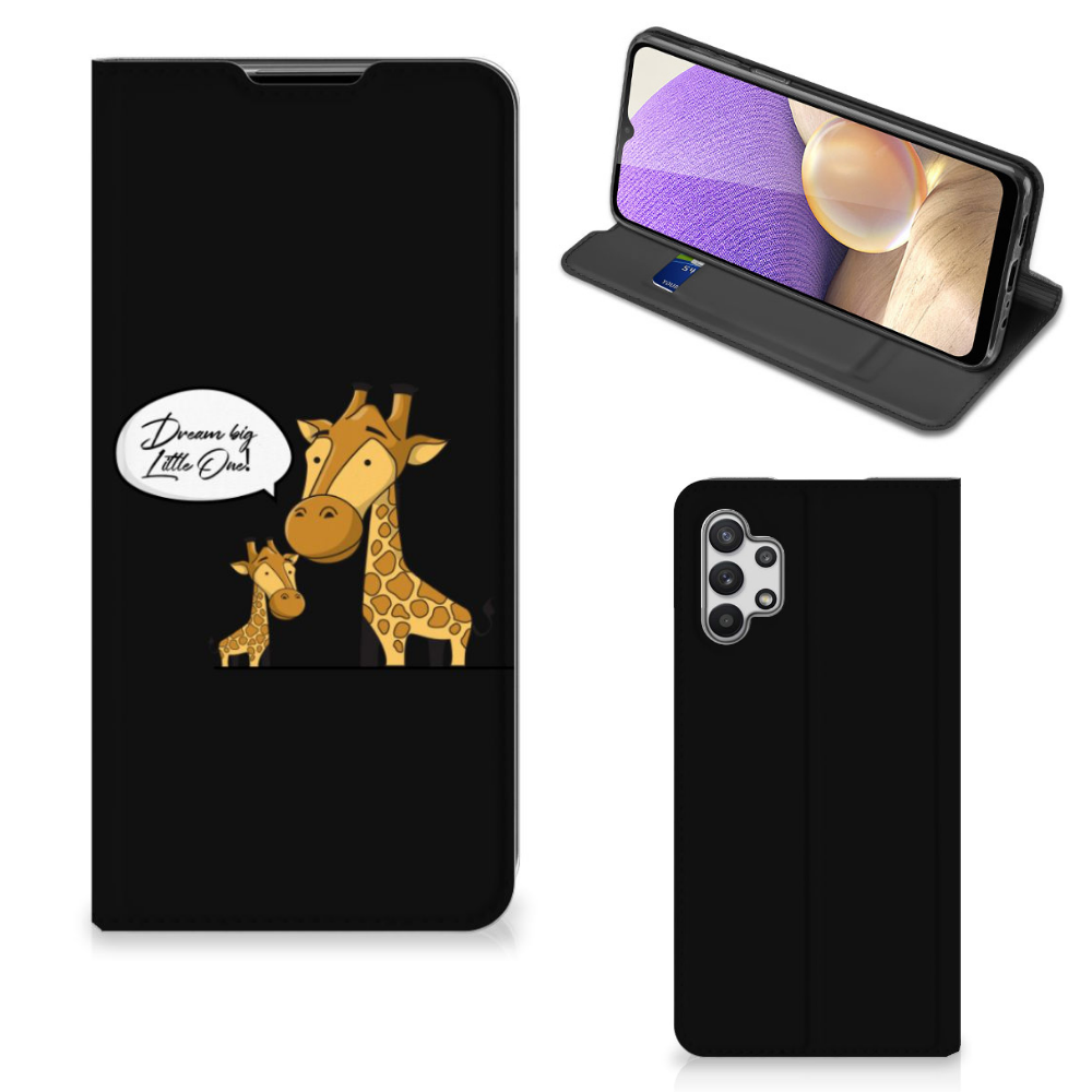 Samsung Galaxy A32 5G Magnet Case Giraffe - B2C Telecom