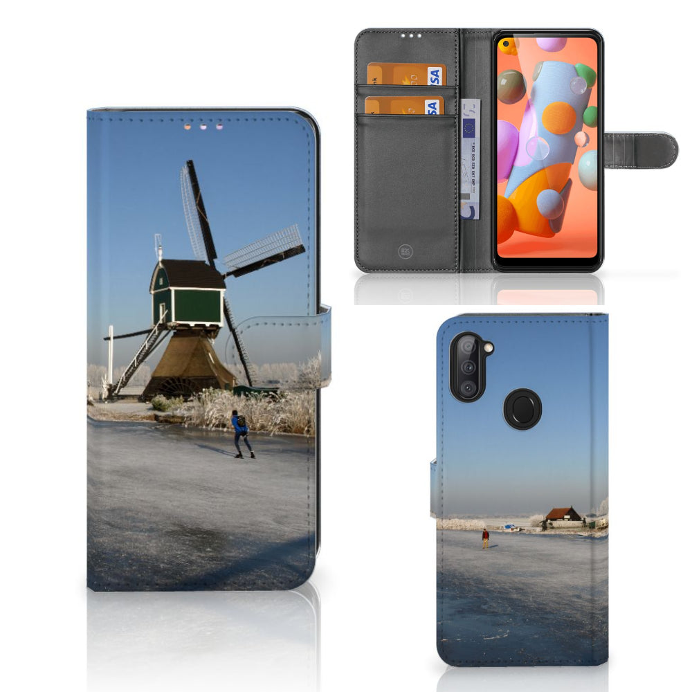 Samsung Galaxy M11 | A11 Flip Cover Schaatsers