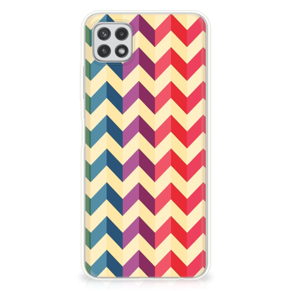 Samsung Galaxy A22 5G TPU bumper Zigzag Multi Color B2C Telecom
