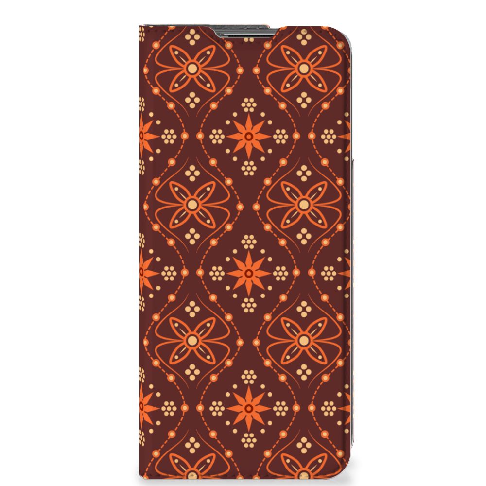 OnePlus Nord CE 2 5G Hoesje met Magneet Batik Brown - B2C Telecom