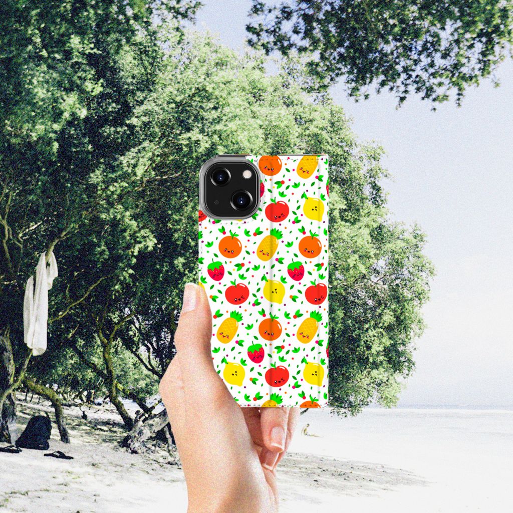 iPhone 14 Flip Style Cover Fruits - B2C Telecom