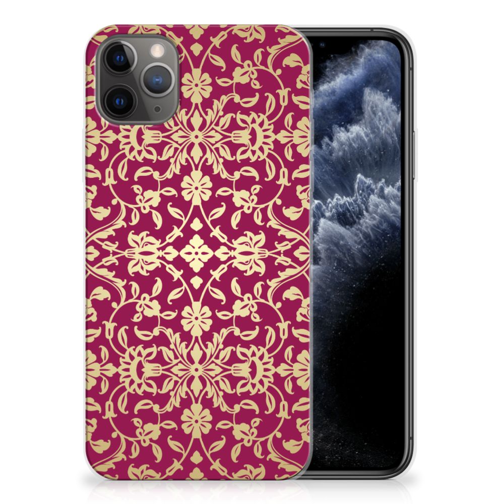 Siliconen Hoesje Apple iPhone 11 Pro Max Barok Pink