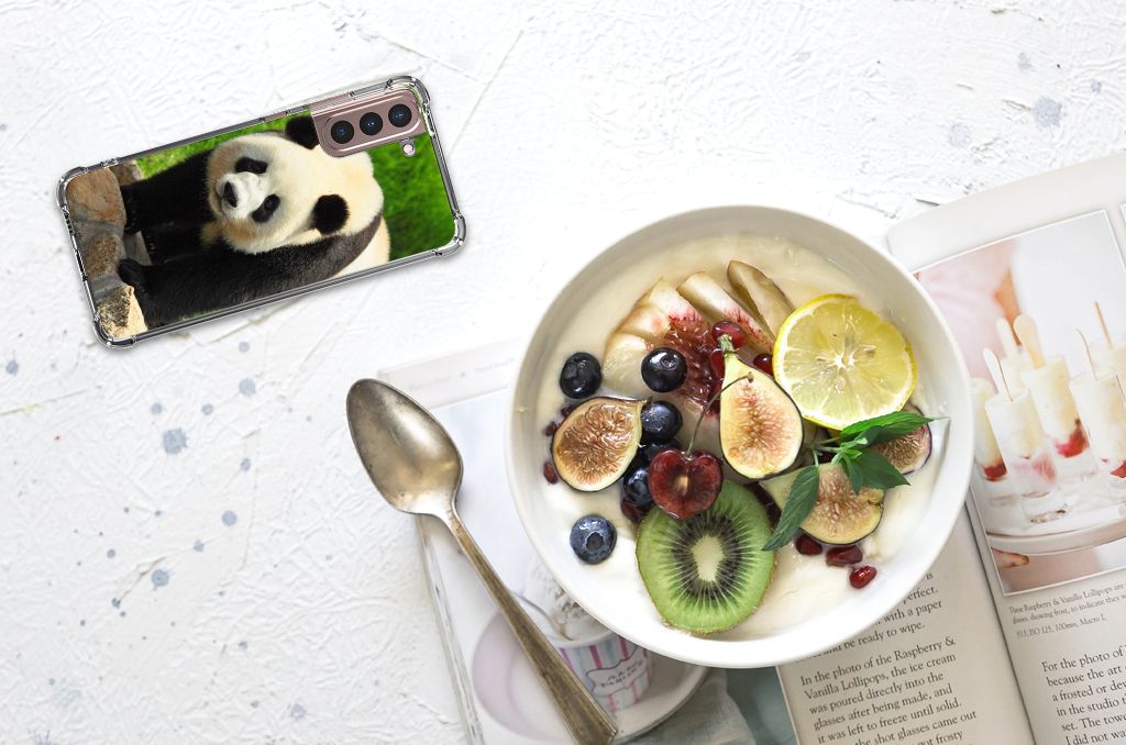 Samsung Galaxy S21 Plus Case Anti-shock Panda