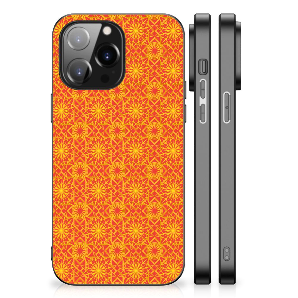 iPhone 14 Pro Max Back Case Batik Oranje