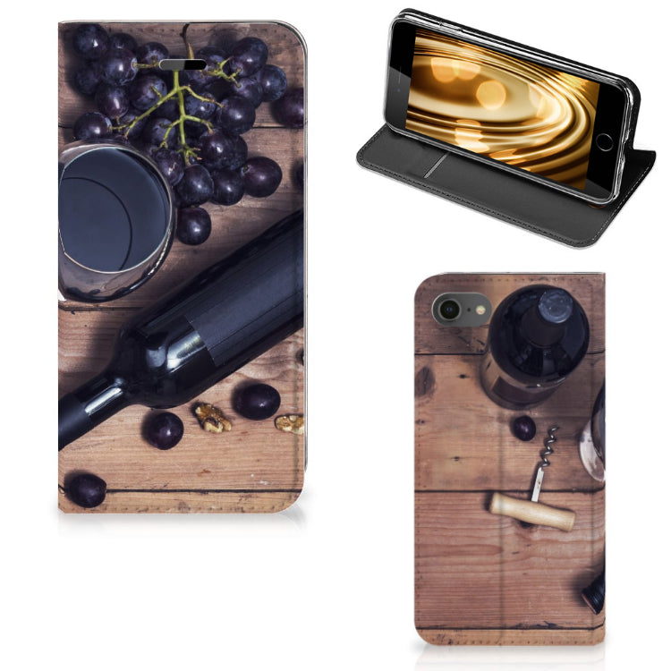 iPhone 7 | 8 | SE (2020) | SE (2022) Flip Style Cover Wijn