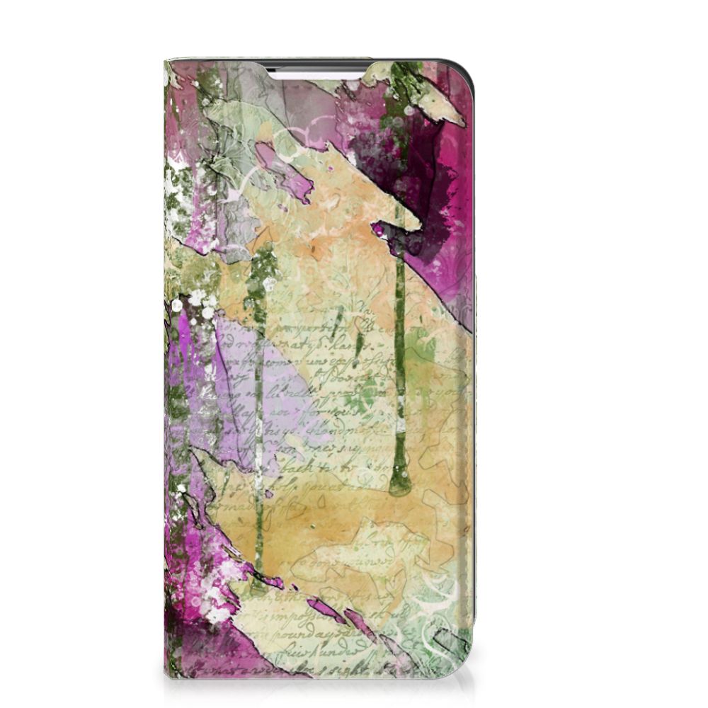 Bookcase Samsung Galaxy S22 Letter Painting voorkant