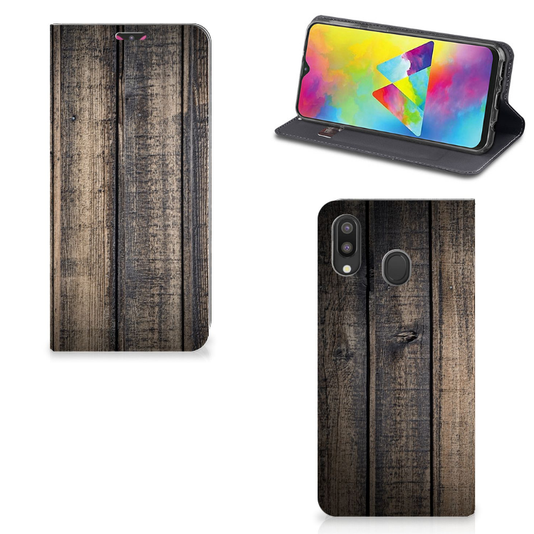 Samsung Galaxy M20 Book Wallet Case Steigerhout