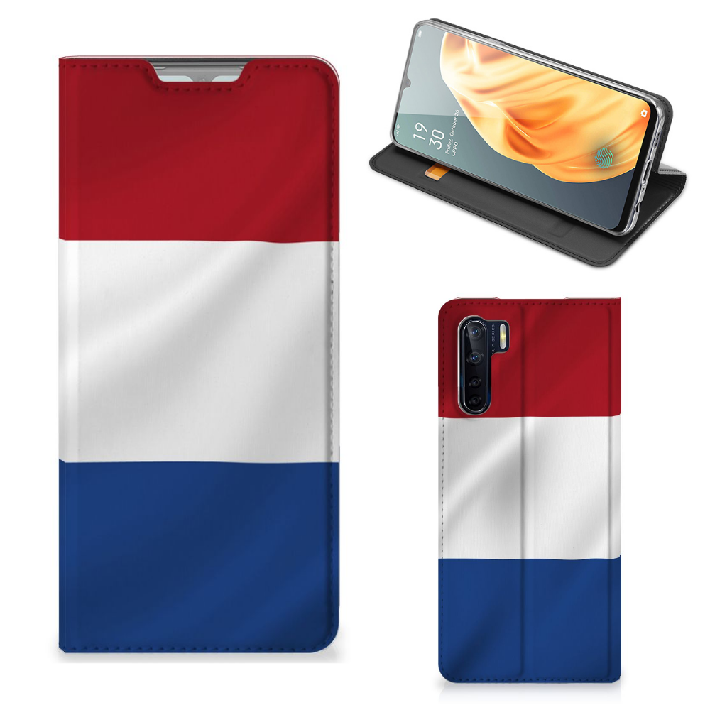 OPPO Reno3 | A91 Standcase Nederlandse Vlag - B2C Telecom