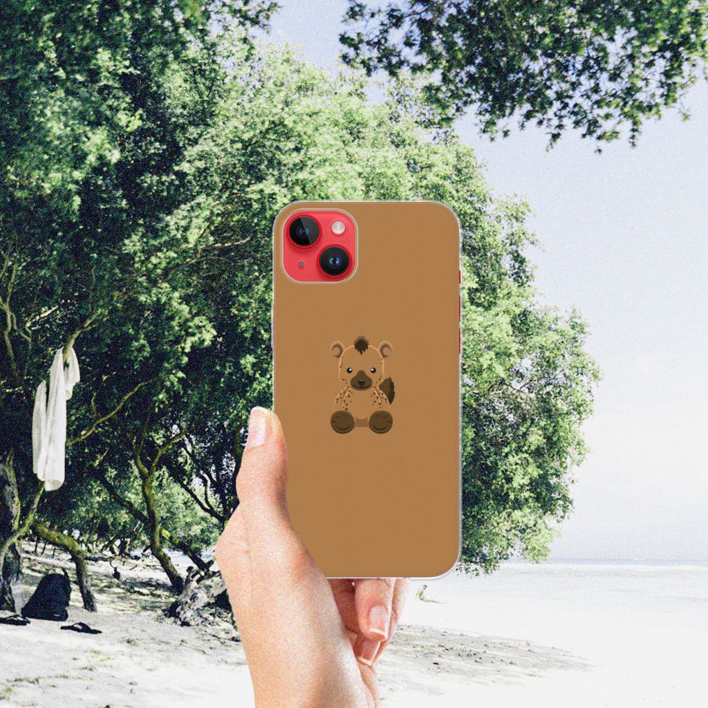 iPhone 14 Plus Telefoonhoesje met Naam Baby Hyena B2C Telecom