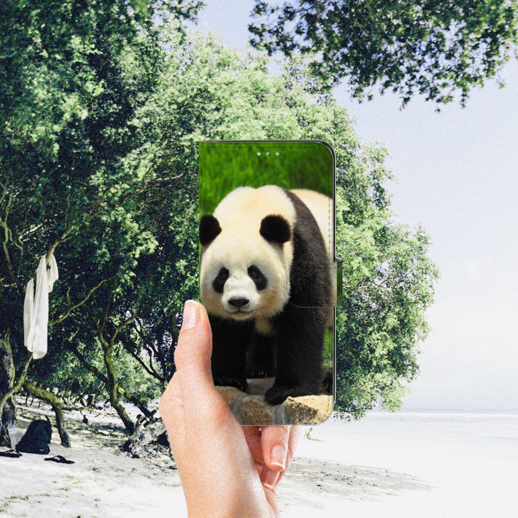 Motorola Moto G31 | G41 Telefoonhoesje met Pasjes Panda