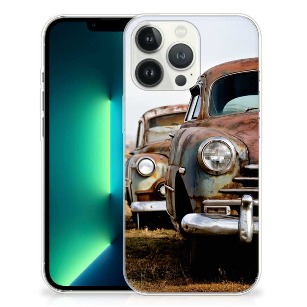iPhone 13 Pro Max Siliconen Hoesje met foto Vintage Auto B2C Telecom