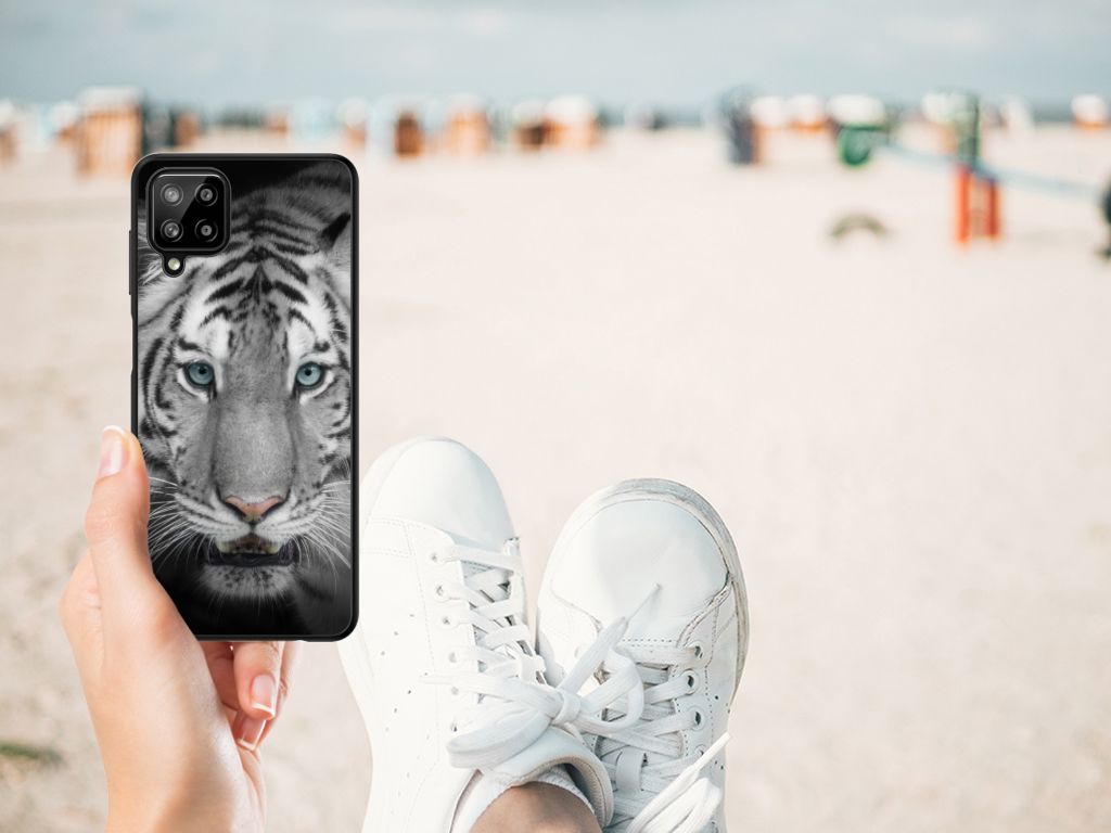 Samsung Galaxy A12 Dierenprint Telefoonhoesje Tijger B2C Telecom