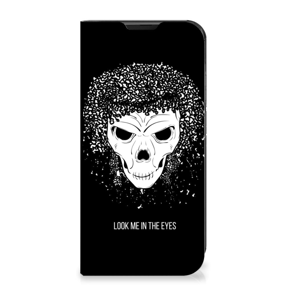 Mobiel BookCase Samsung Galaxy Xcover 6 Pro Skull Hair - B2C Telecom