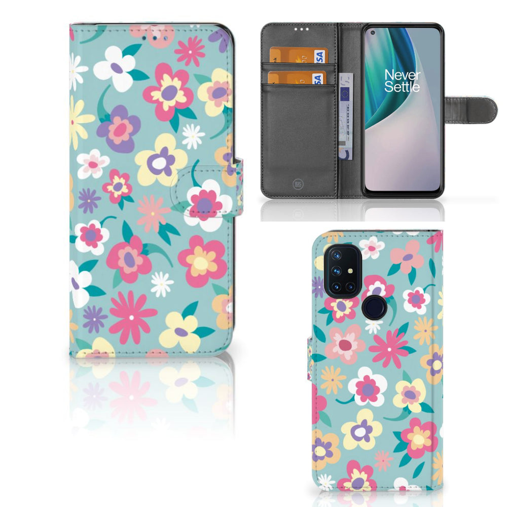 OnePlus Nord N10 Hoesje Flower Power