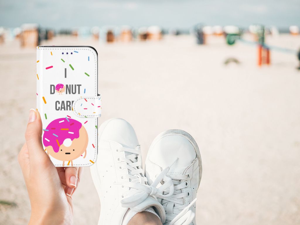 Samsung Galaxy S10e Book Cover Donut Roze