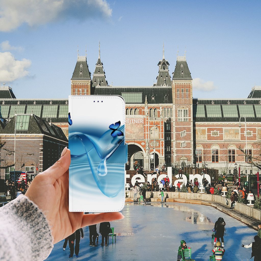 Samsung Galaxy A50 Telefoonhoesje met Pasjes Vlinders