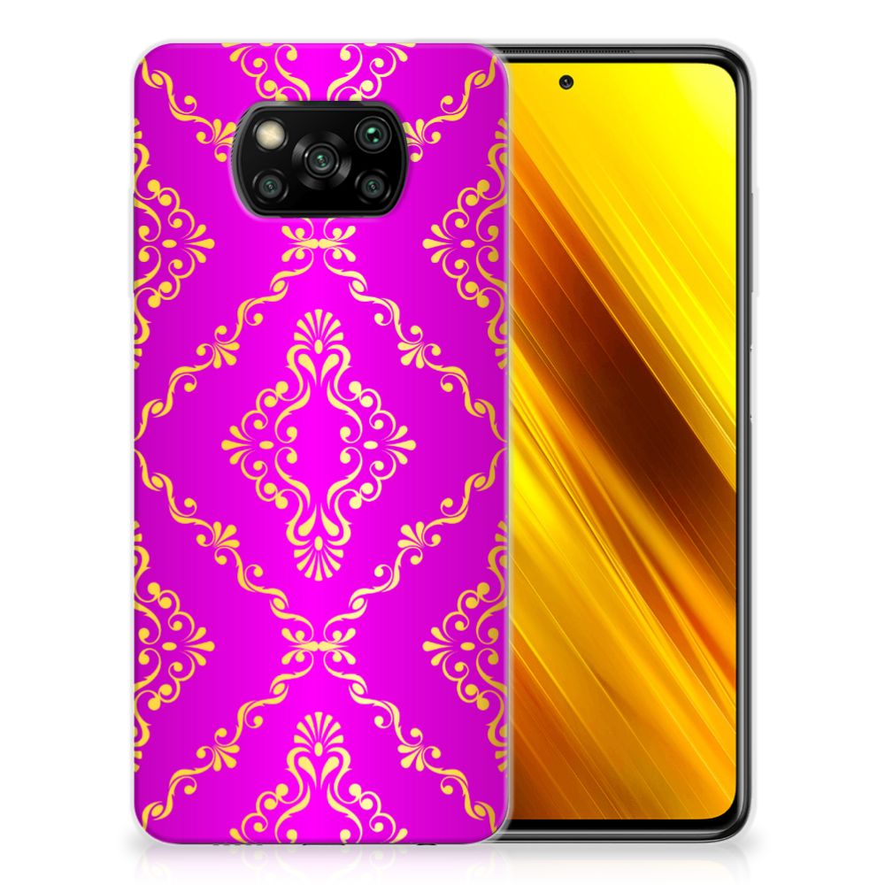 Siliconen Hoesje Xiaomi Poco X3 | Poco X3 Pro Barok Roze B2C Telecom