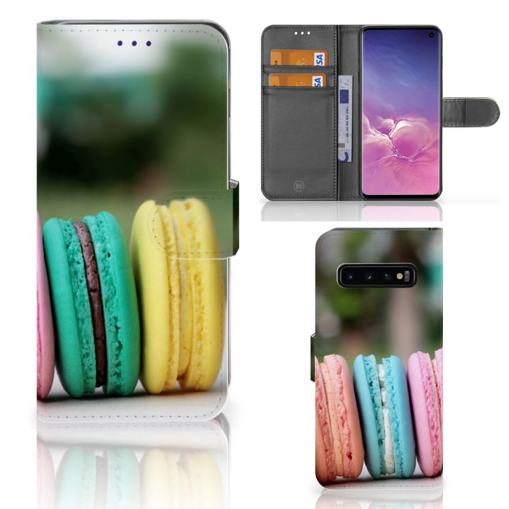 Samsung Galaxy S10 Book Cover Macarons