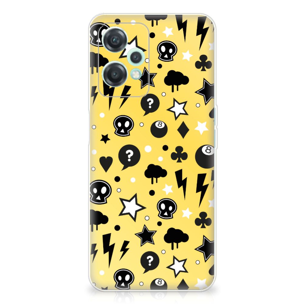 Silicone Back Case OnePlus Nord CE 2 Lite Punk Geel B2C Telecom