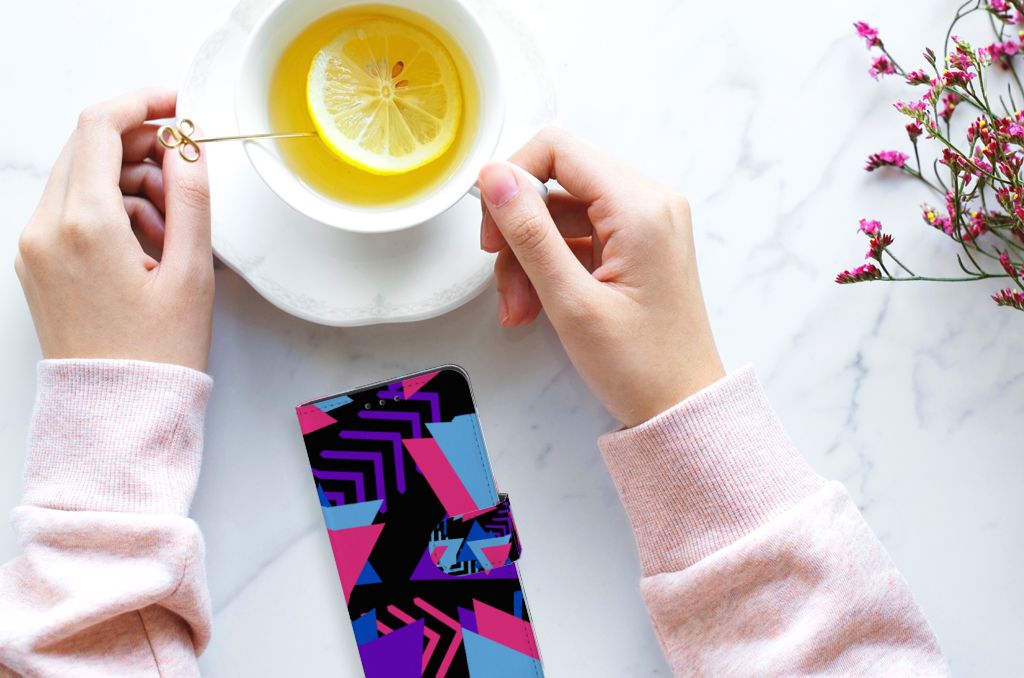 Huawei P40 Book Case Funky Triangle
