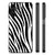 Samsung Galaxy A14 5G Dierenprint Telefoonhoesje Zebra met een zwart-wit dierenprint ontwerp.