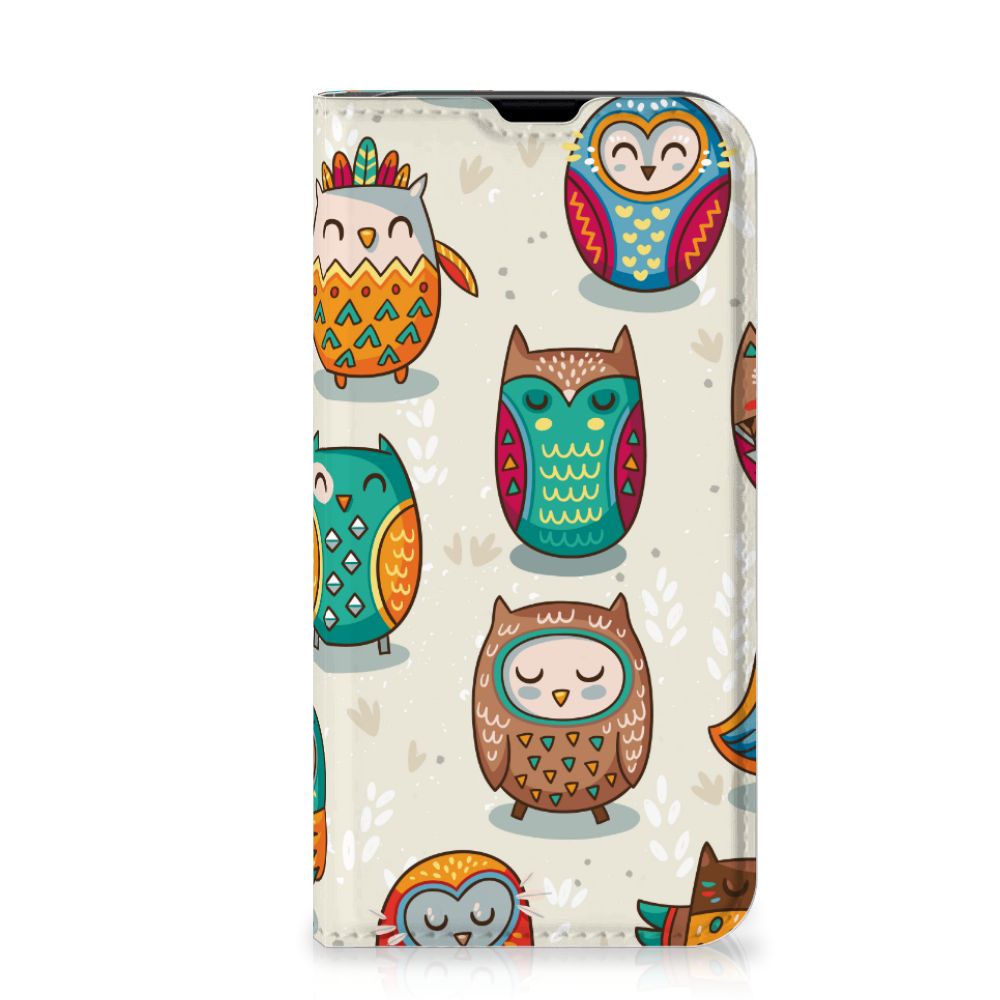 iPhone 13 Mini Hoesje maken Vrolijke Uilen - B2C Telecom