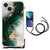 Anti-Shock Hoesje voor iPhone 14 Plus Marmer Groen