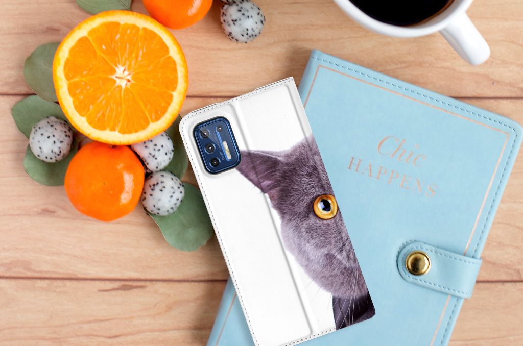 Motorola Moto G9 Plus Hoesje maken Kat