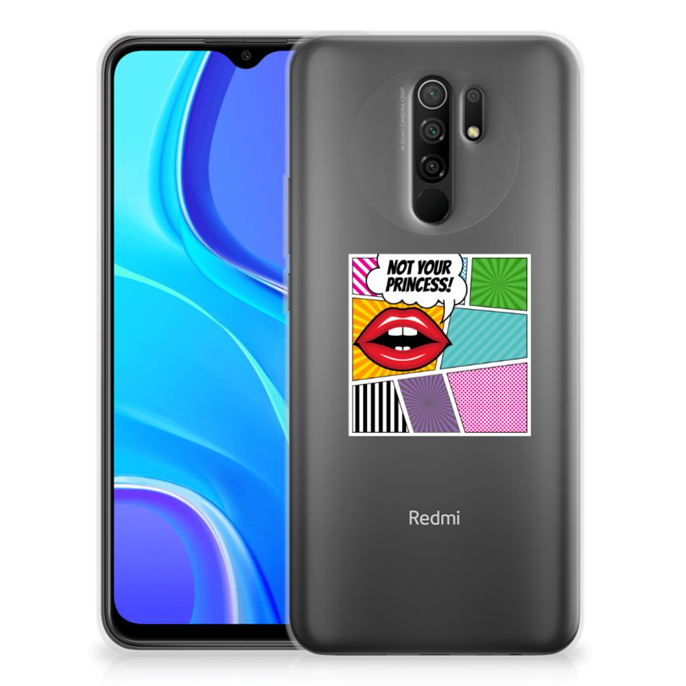 Xiaomi Redmi 9 Silicone Back Cover Popart Princess B2C Telecom