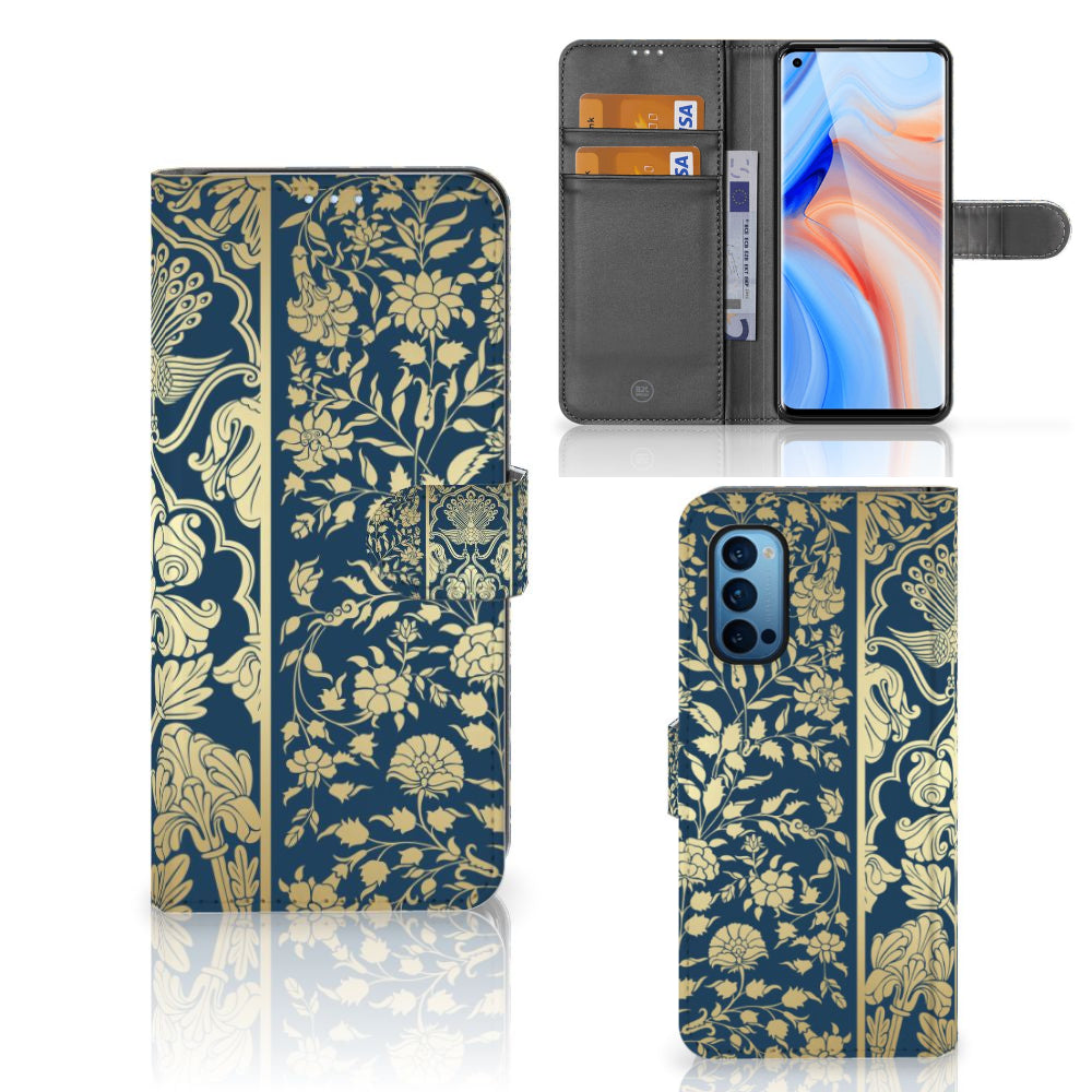 OPPO Reno 4 Pro 5G Hoesje Beige Flowers