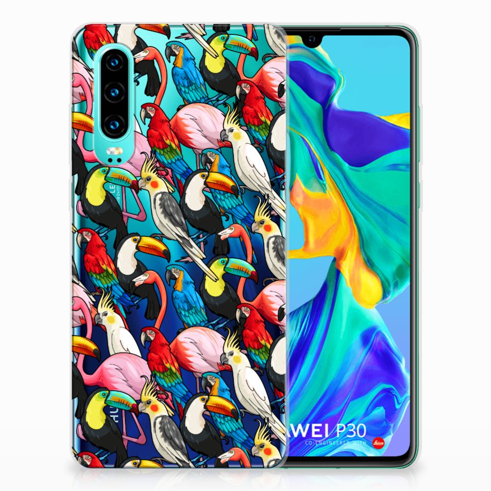 Huawei P30 TPU Hoesje Birds