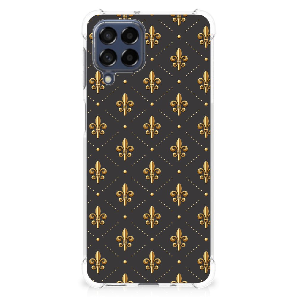 Samsung Galaxy M53 Doorzichtige Silicone Hoesje Franse Lelie B2C Telecom