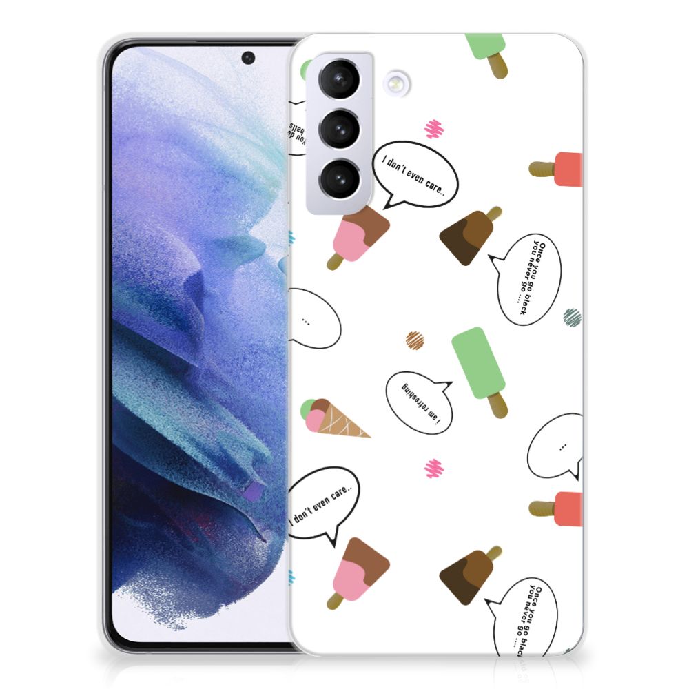 Samsung Galaxy S21 Plus Siliconen Case IJsjes