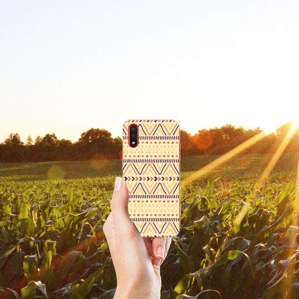 Samsung Galaxy A01 TPU bumper Aztec Yellow B2C Telecom