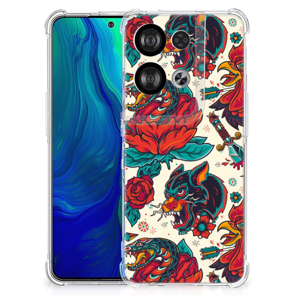 Anti-shock Hoesje met foto voor OPPO Reno8 Old Skool B2C Telecom
