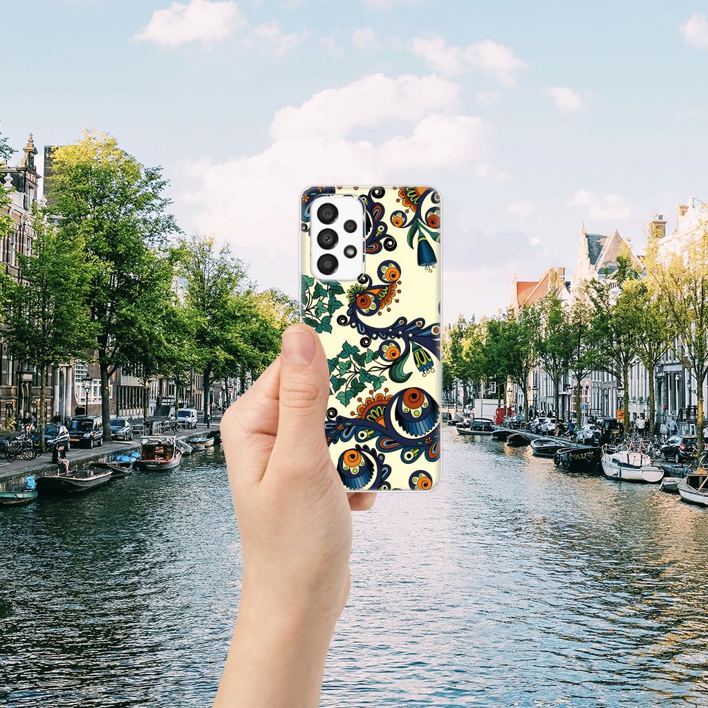 Siliconen Hoesje Samsung Galaxy A33 5G Barok Flower B2C Telecom