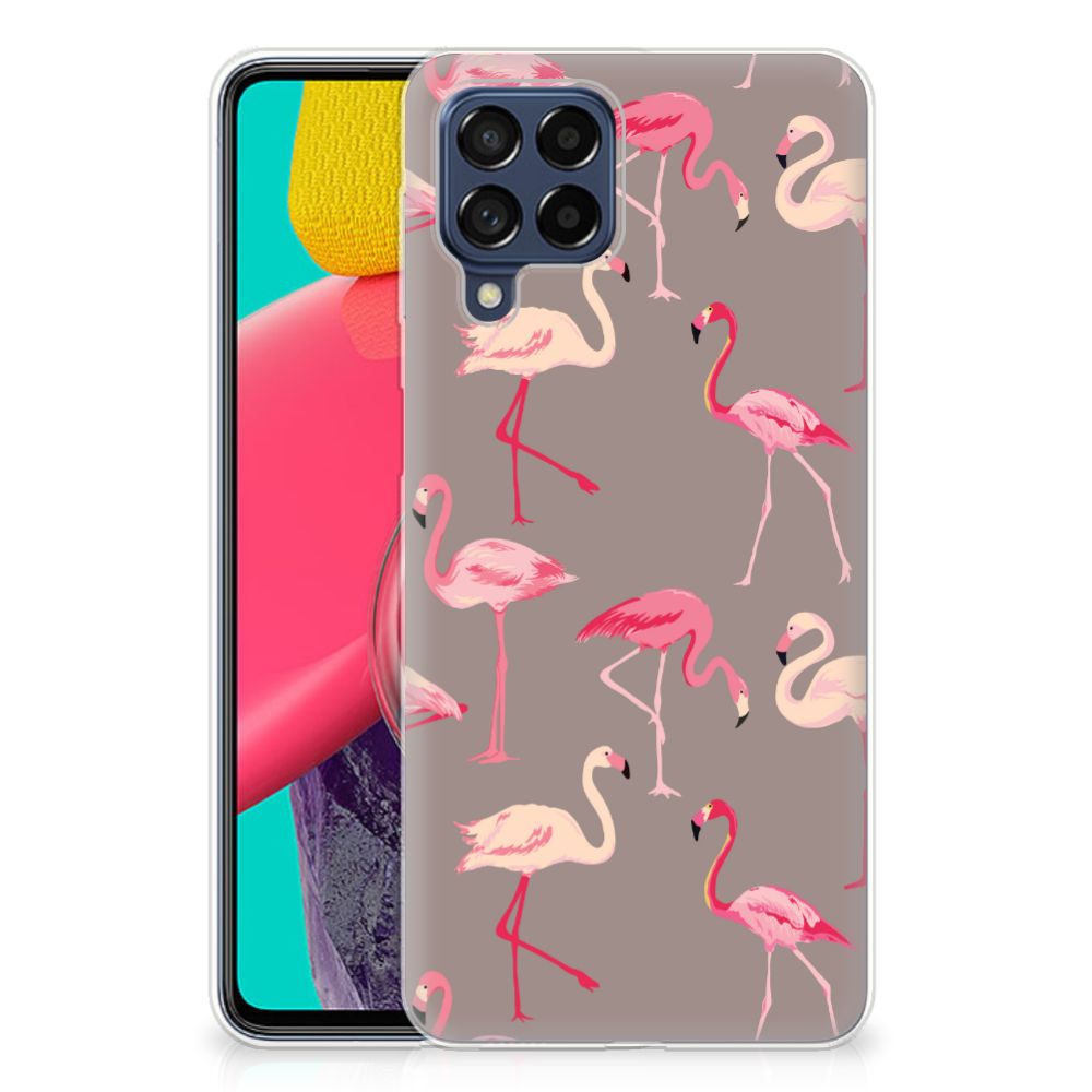Samsung Galaxy M53 TPU Hoesje Flamingo B2C Telecom