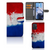 Motorola Moto E22 | E22i Bookstyle Case Nederland met design van de Nederlandse vlag in de kleuren rood, wit en blauw.