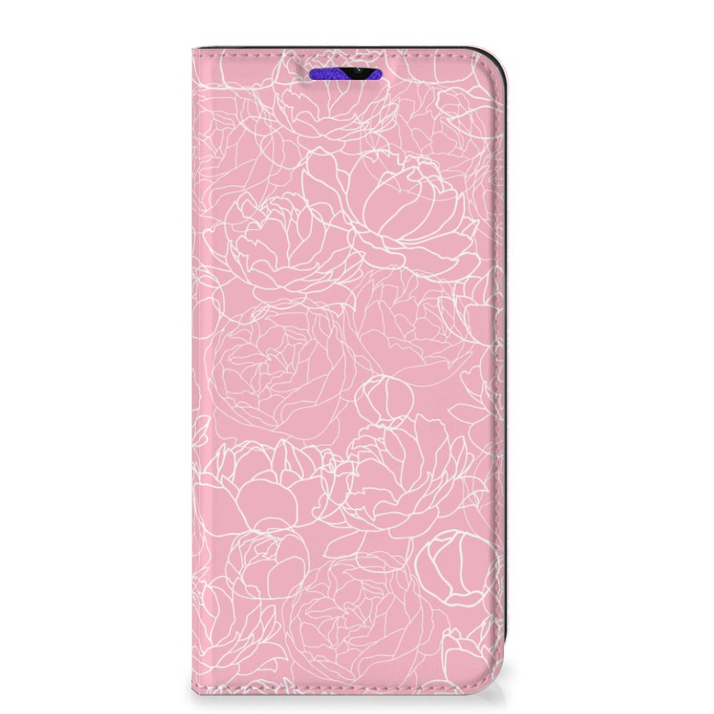 Samsung Galaxy A13 (5G) | Samsung Galaxy A04s Smart Cover White Flowers